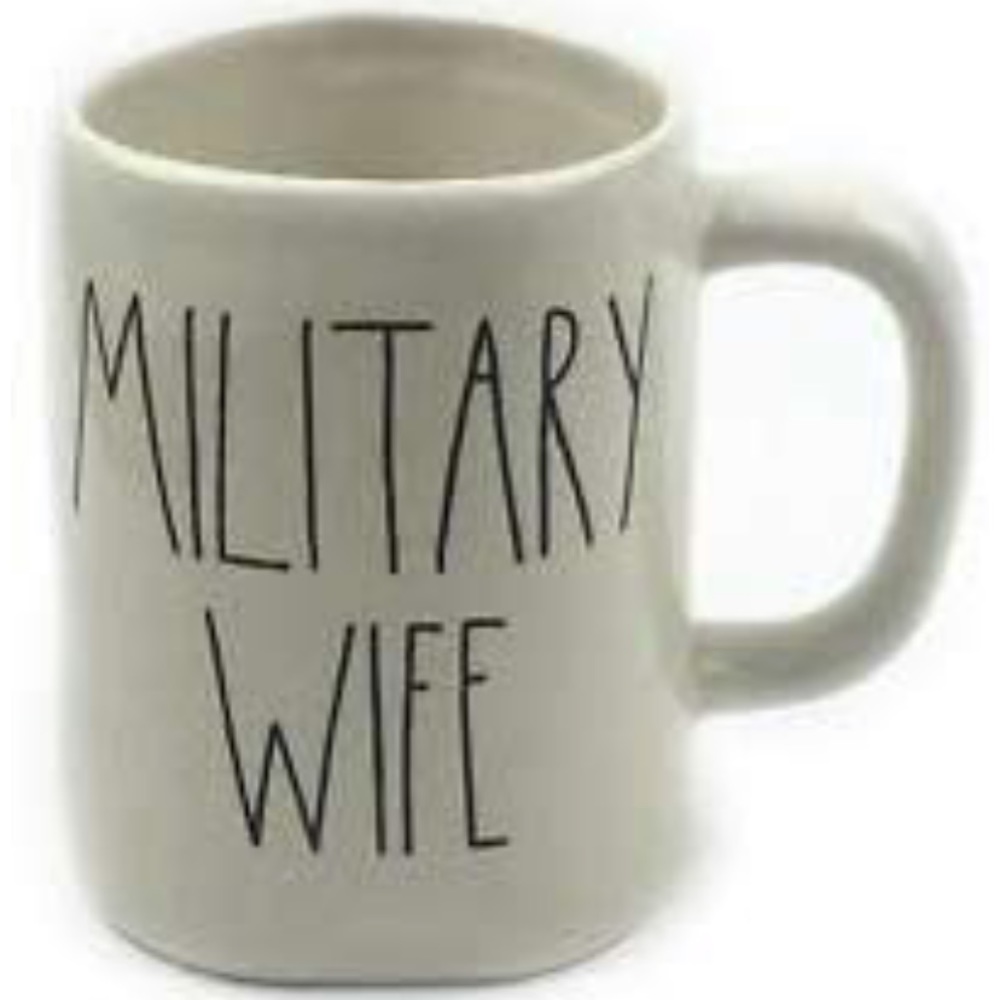 Rae Dunn Military Wife Coffee Mug - Picture 1 of 2